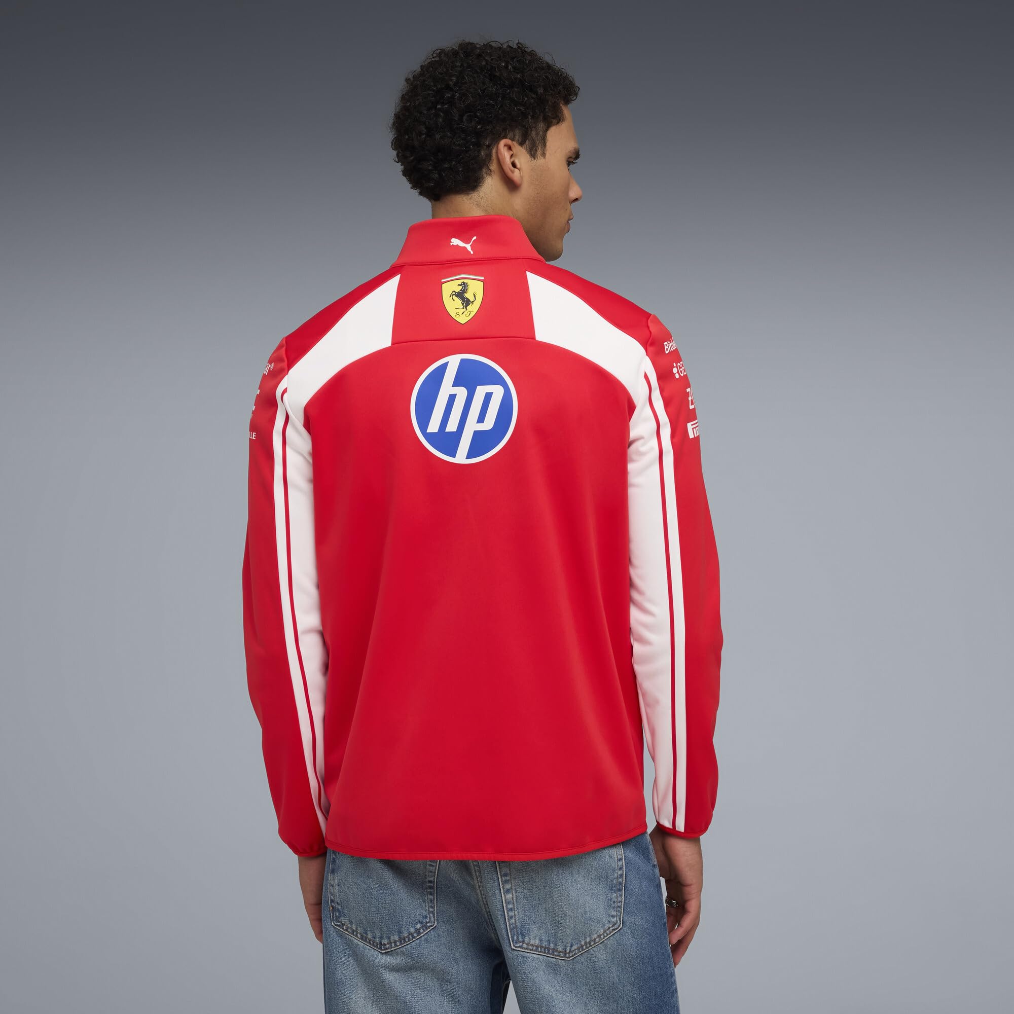 PUMA Scuderia Ferrari F1 2026 Veste softshell Team homme – Rouge