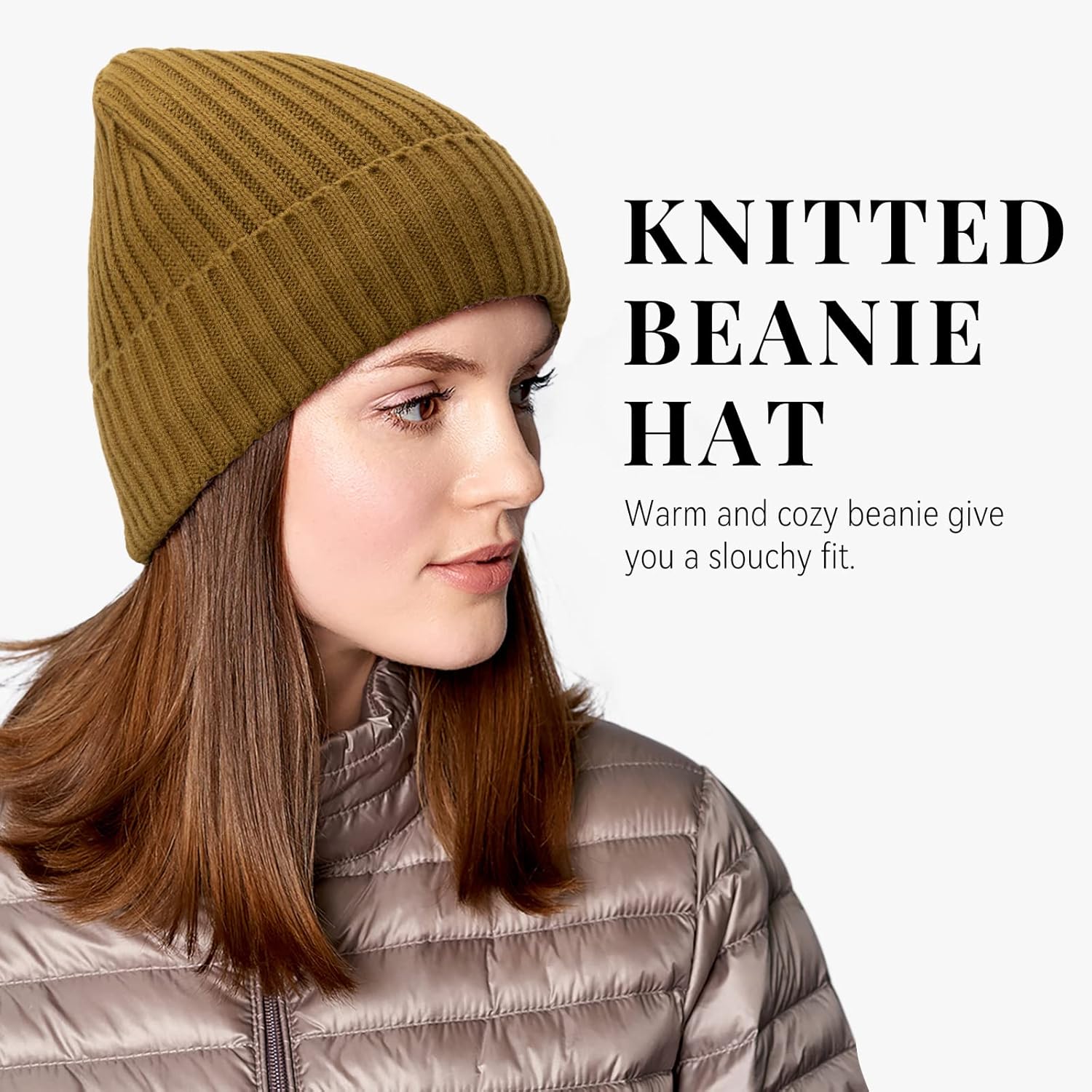 OZERO Knit Beanie Winter Hat, Thermal Thick Polar Fleece Snow Skull Cap for Men and Women - Image 3