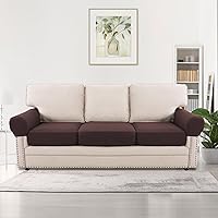 Vista 231 de H.VERSAILTEX Multi-Pieces Sofa Covers Stretch Couch Covers Form Fitted Seats and Back Cushions Covers