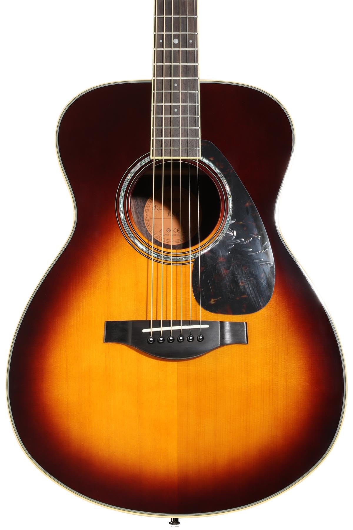 L-Series LS6 Concert Size Acoustic-Electric Guitar - Rosewood, Brown Sunburst