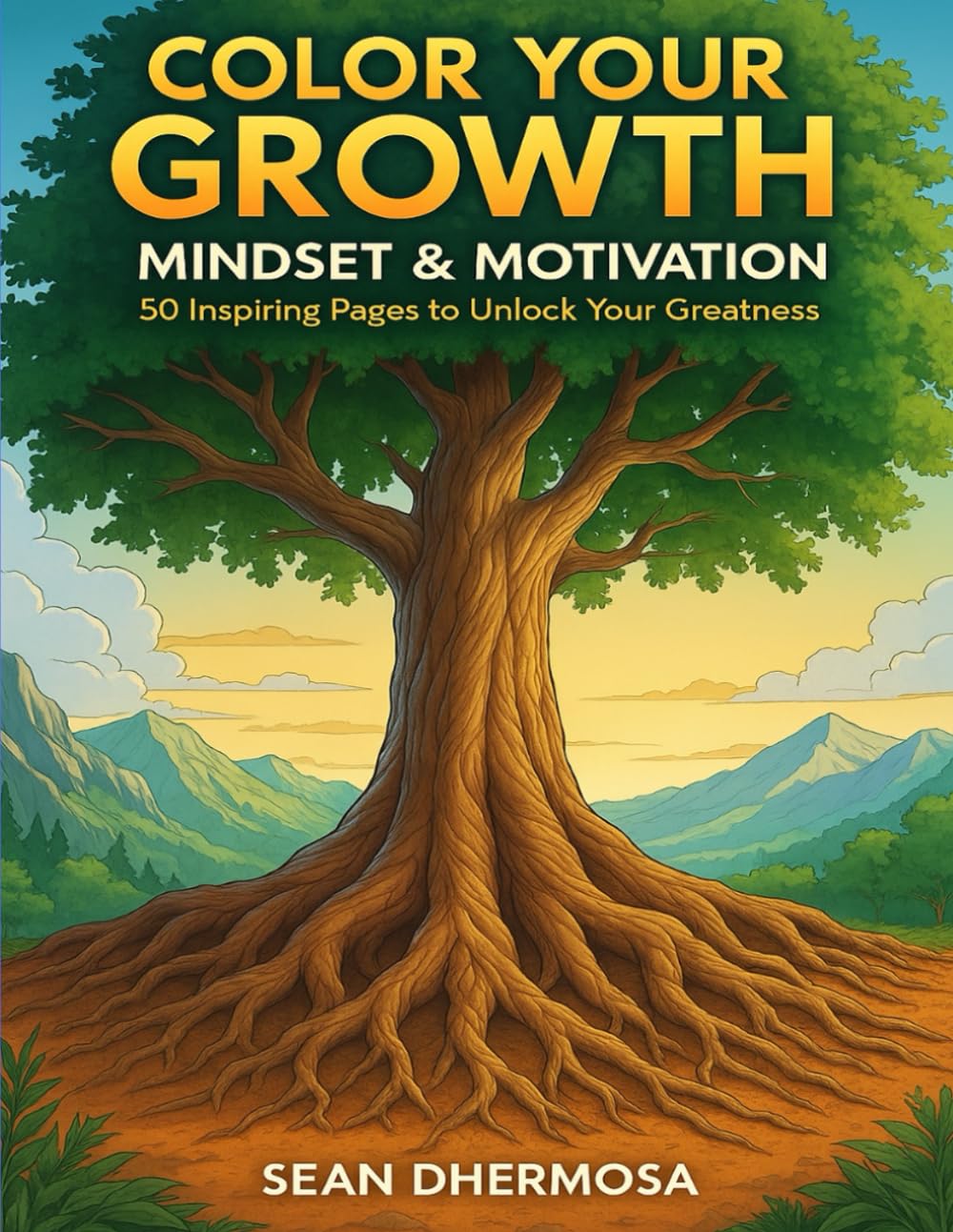 Color Your Growth: Mindset & Motivation: 50 Inspiring Coloring Pages to Unlock Confidence, Resilience, and Self-Belief