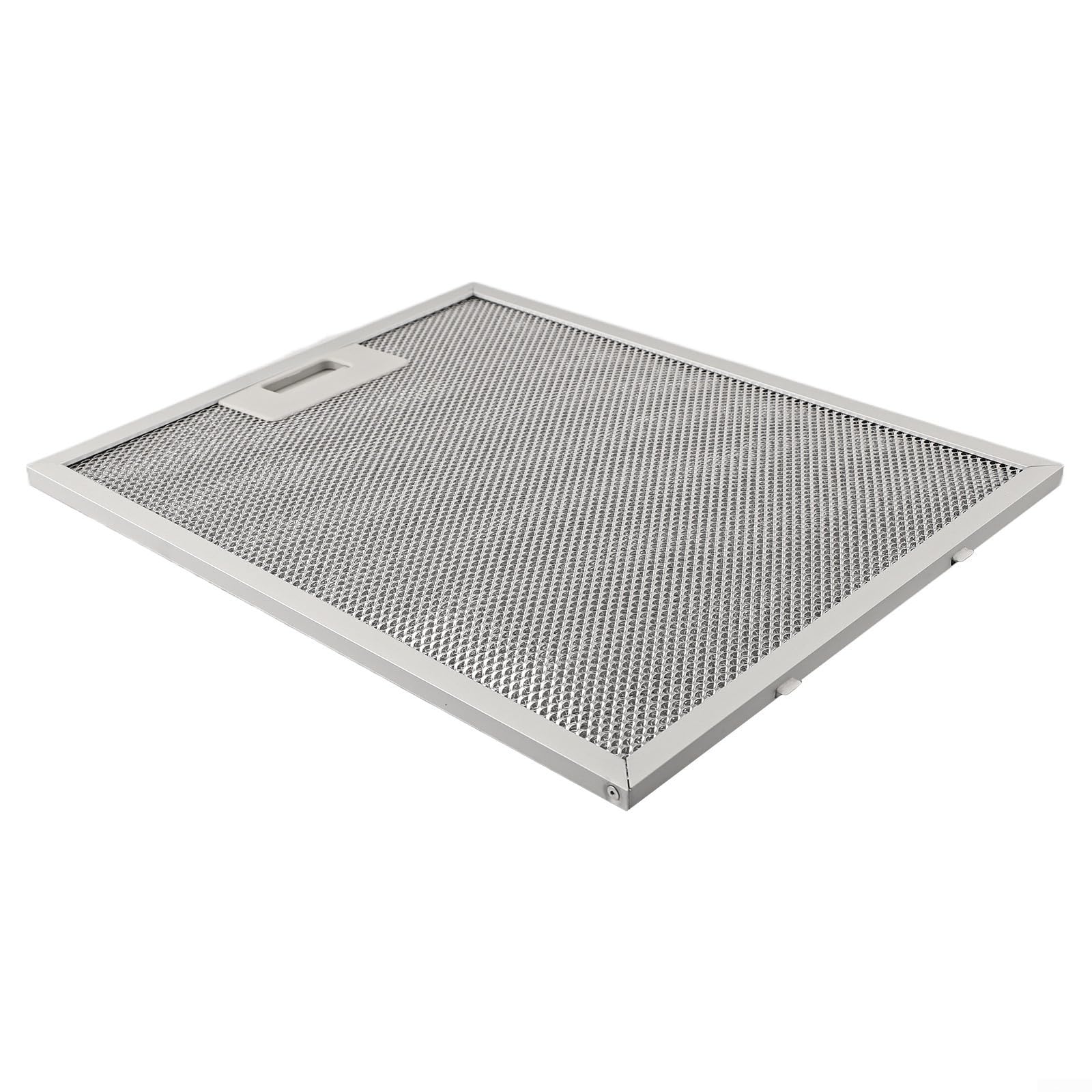 Cooker hood filter, Silver Metal Mesh Cooker Hood Filter 340x270x9mm 5-Layer Aluminized Grease Filtration