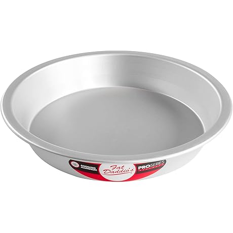 Fat Daddio's Anodized Aluminum Pie Pan: The Ultimate 9-Inch Pie Pan for Bakers