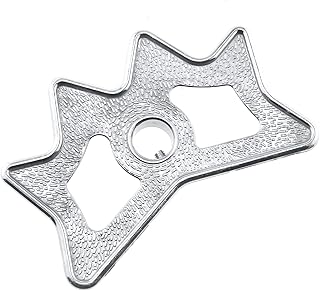 RLECS Billiard Bridge Head Silver Aluminium Alloy Slip-On Moosehead Bridge Head for Billiard Pool Cue Stick