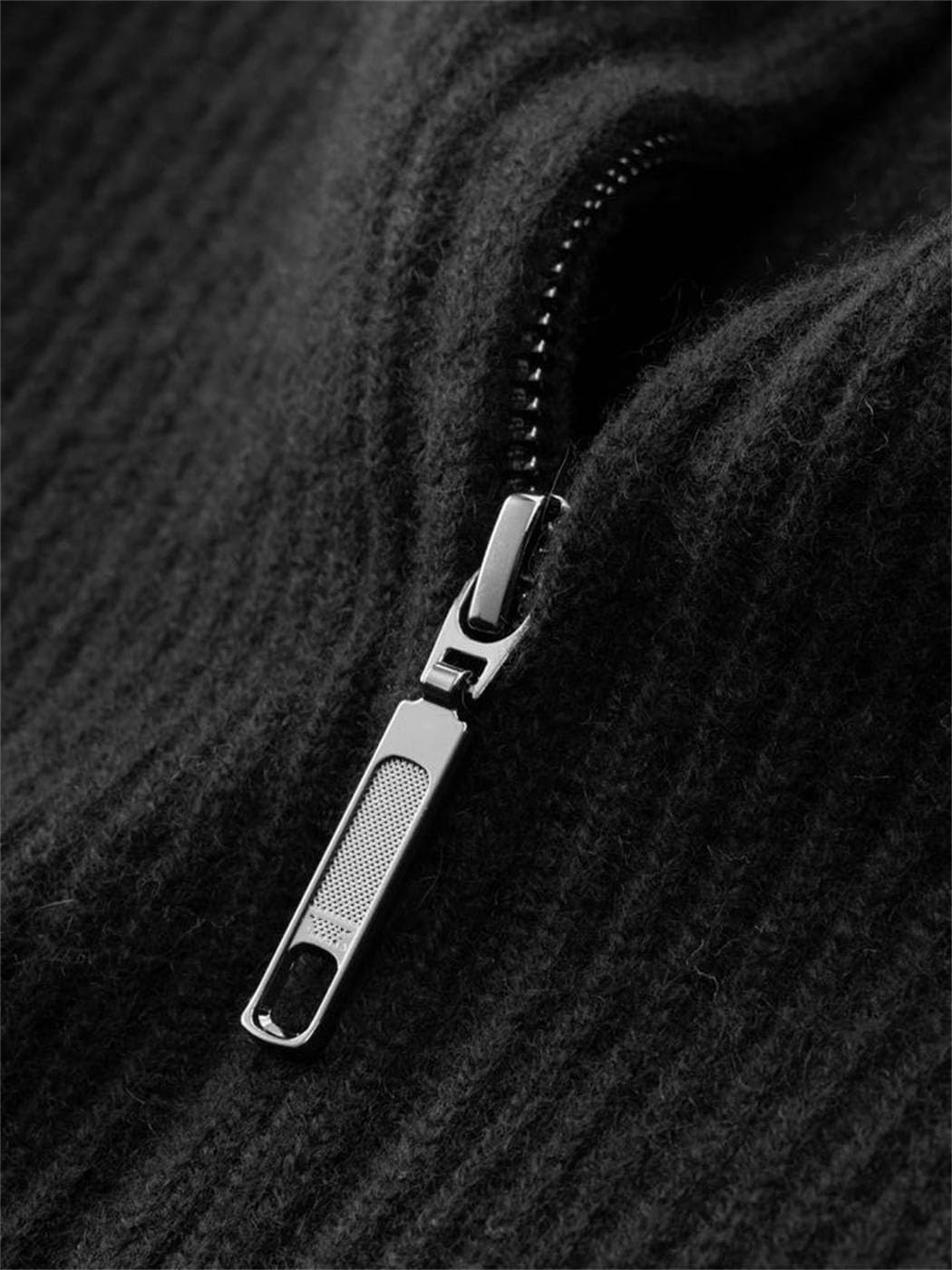 メンズ 厚手 ジッパー カーディガン ウール セーター 秋冬 ニット ラペル ゆったり 暖かい セーター ジャケット