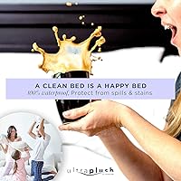 Vista 6 de UltraPlush - Juego de 2 protectores de almohada impermeables para cama king