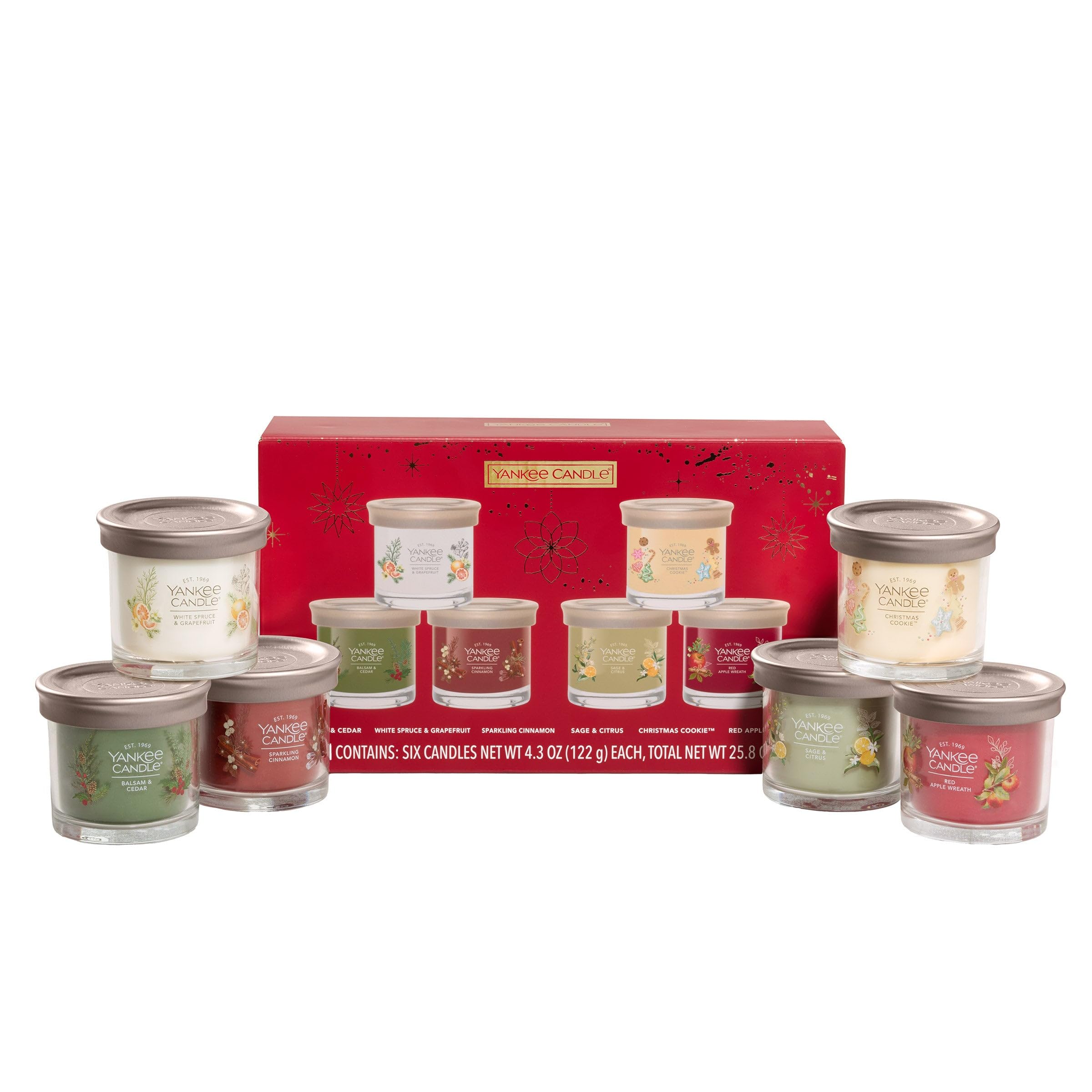 Amazon.com: Yankee Candle Variety Pack, 6 Premium Soy Wax Blended