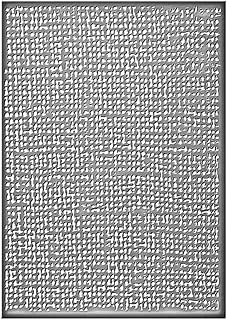 Carpeta de grabado de plástico tamaño A6 (4-1/8 "x 5-13/16 '' | Imagen impresa) Papel Artesanía Impresiones con textura de plástico para hacer tarjetas Scrapbooking