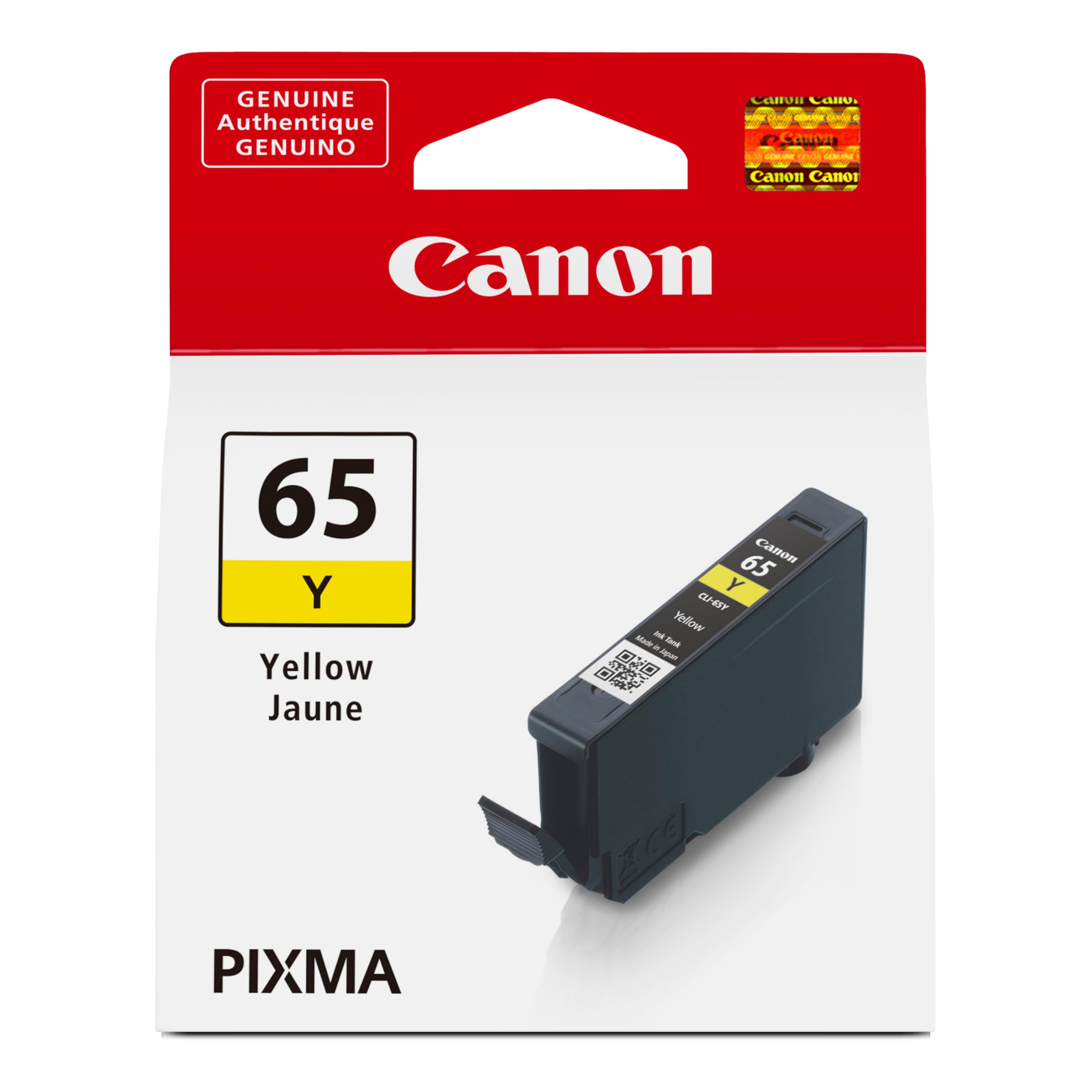 Canon NPG-65　シアン.マゼンタ.イエロー Amazon.com: Canon CLI-65 Genuine Yellow Ink Tank, Compatible with