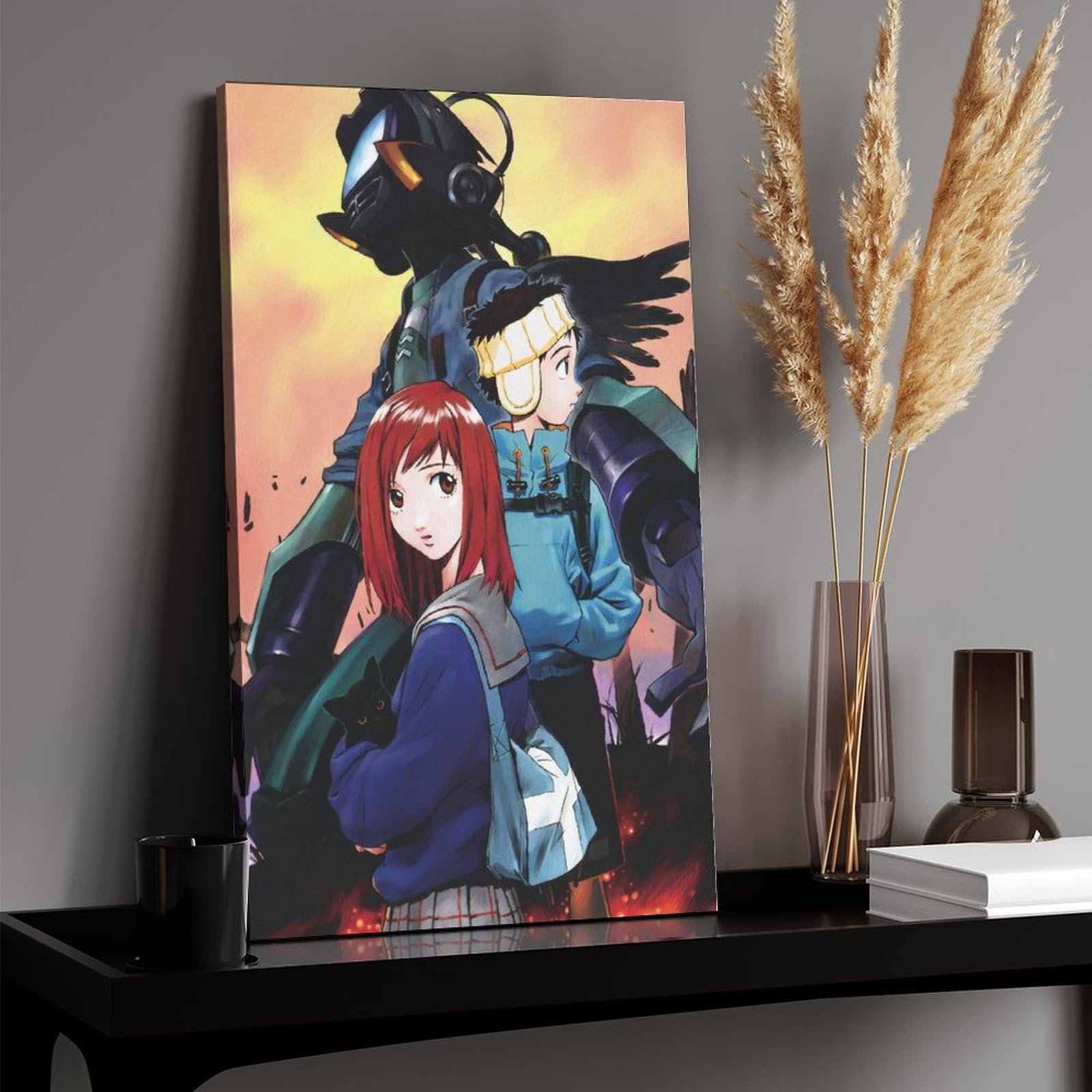 Amazon.co.jp: 絵画 大型 FLCL ナンダバ ナオ太 サメジマ マミ美