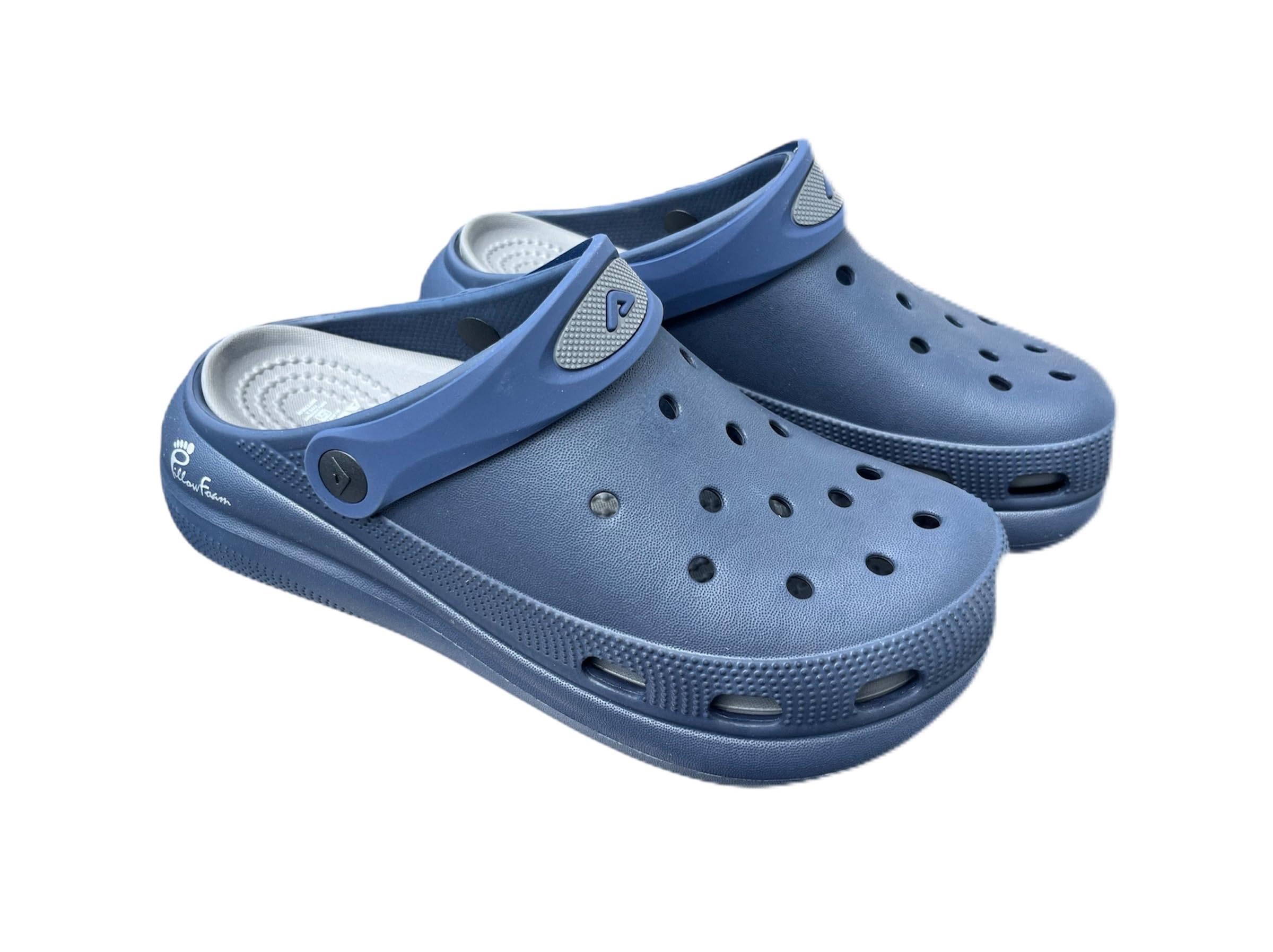 ADDA Men's Clogs with Pillow Foam Cushioning, Navy Blue, Perforated Ventilation Design, Lightweight EVA Material, Slip-On Style, Casual Wear-picture-38