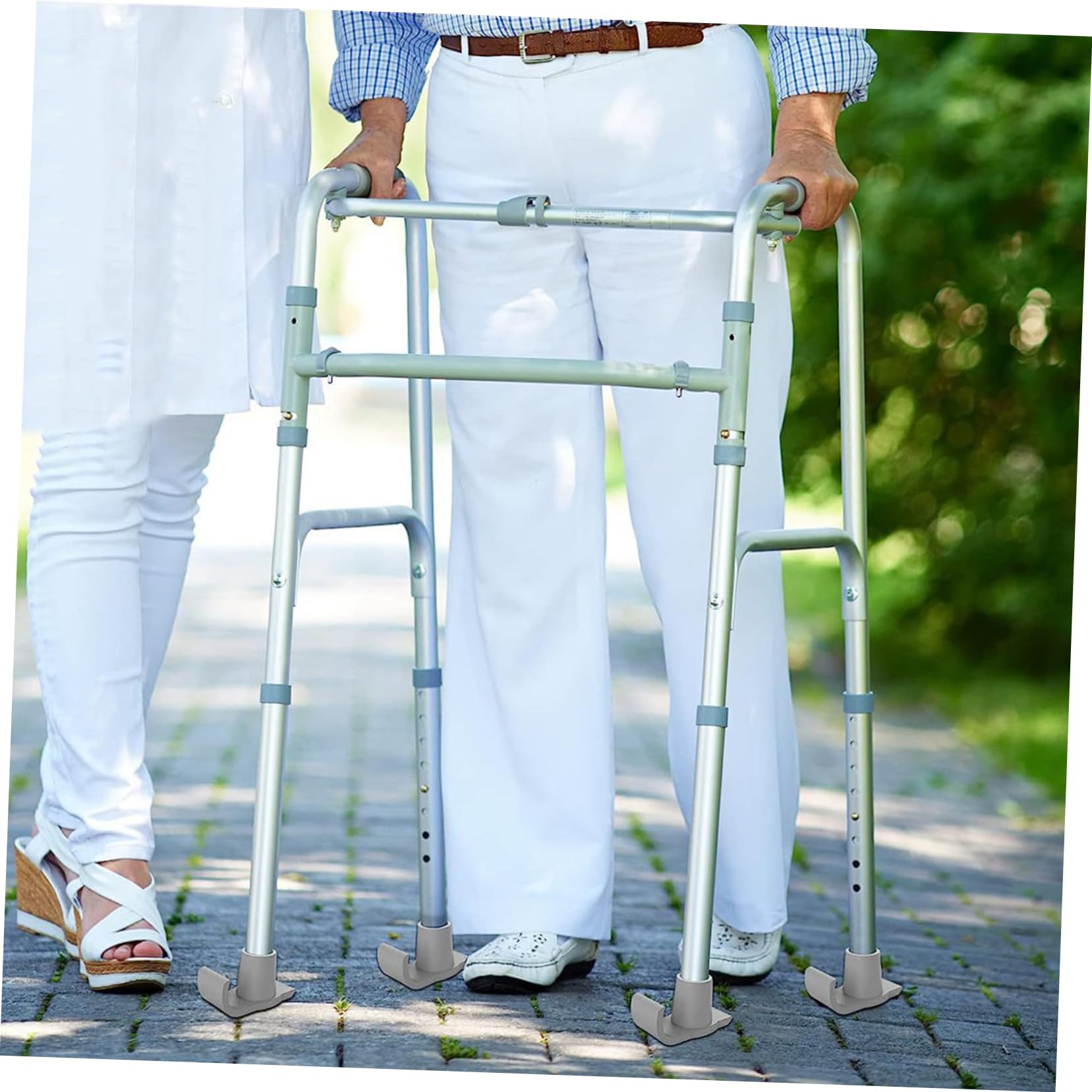 NAMOARLY Ski Glides 2 Pack Foot Pads for Skiers for Sliders for Non-Slip