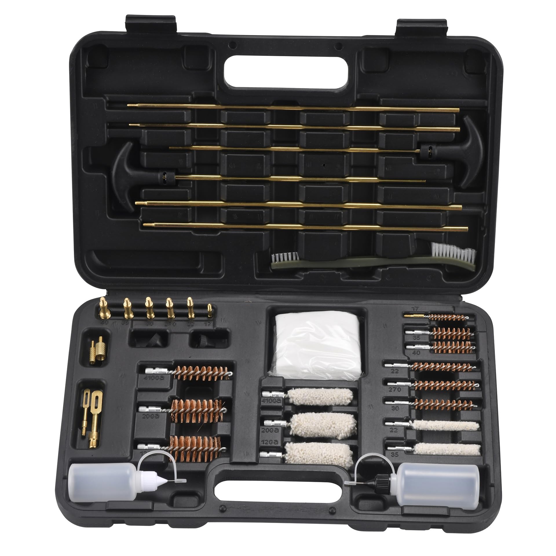 FVPJUXSG Gun Cleaning Tools?Suitable for 17.22.30.35.270.40cal 12ga 20ga 410ga Calibergun Cleaning Set?Gun Maintenance