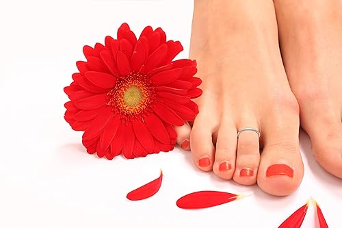 Vista 8 de Toe Rings For Women - 14mm Dainty 14k Gold Filled Toe Hoop Ring - Handmade Toe Jewelry