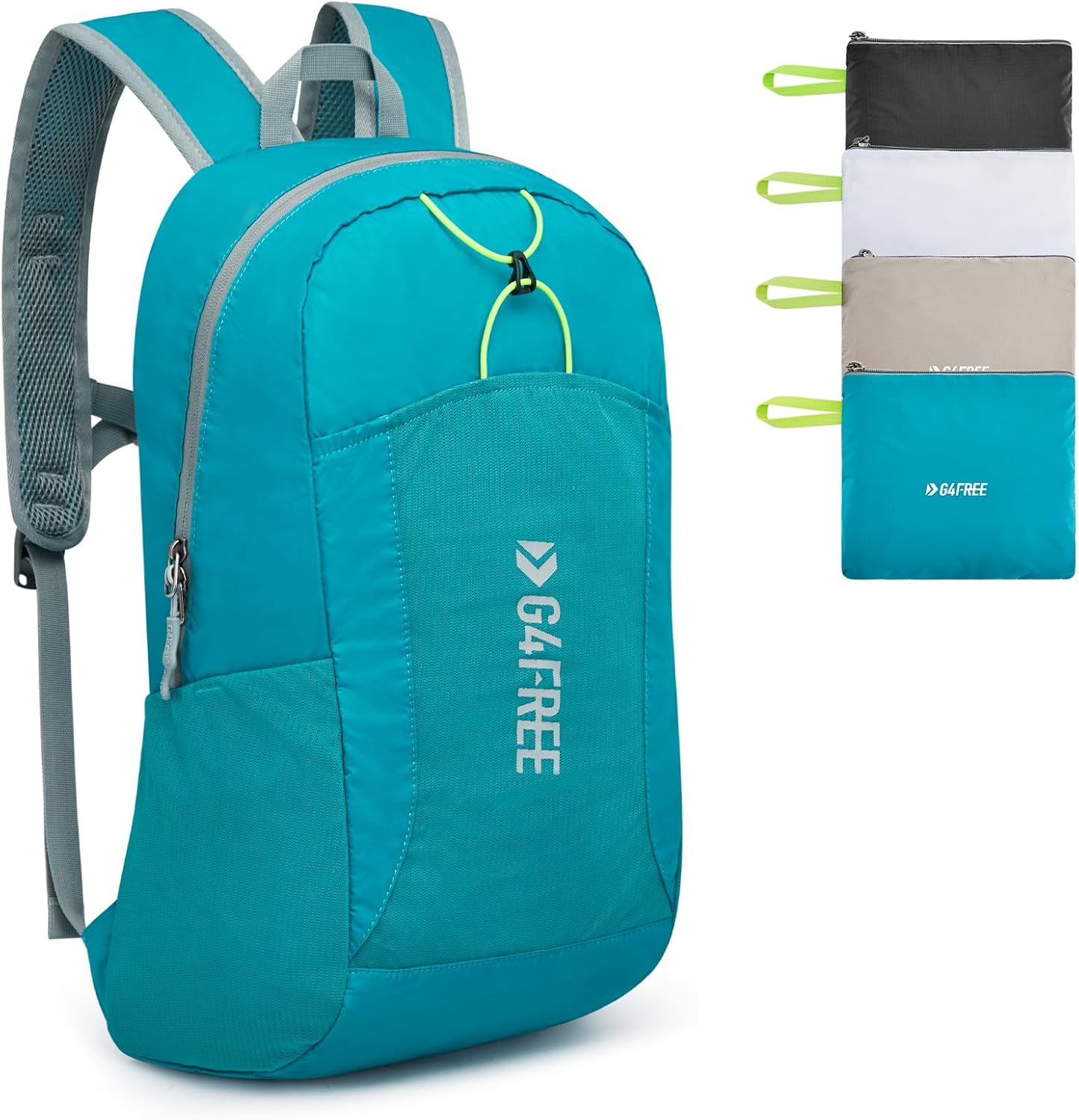 G4Free 24L Lightweight Packable Hiking Backpack Small Sport Travel Daypack Water Resistant for Women Men