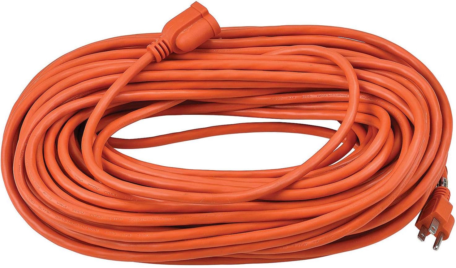 Global Industrial 100 Ft. Outdoor Extension Cord, 16/3 Ga, 10A, Orange