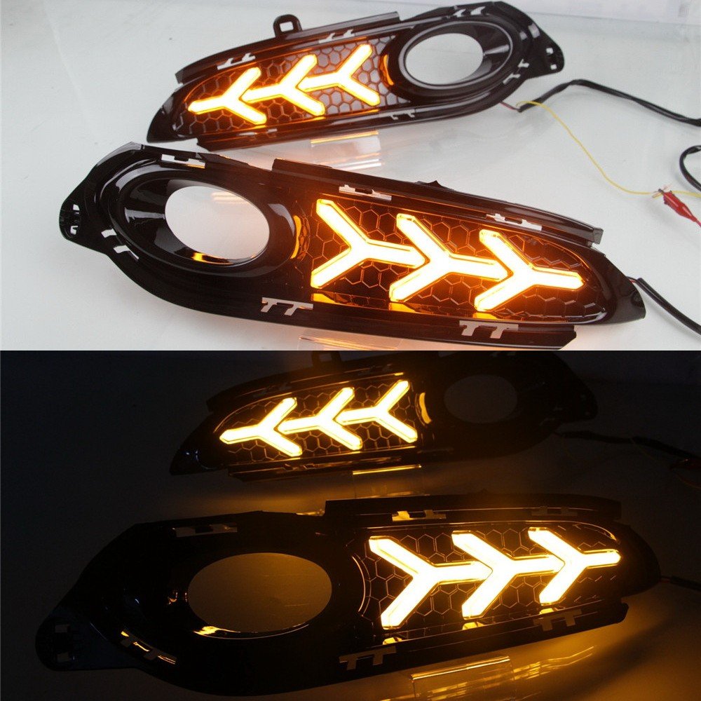 Daytime Running Light DRL Streamer Turn Signals For Honda HR-V HRV - View #5