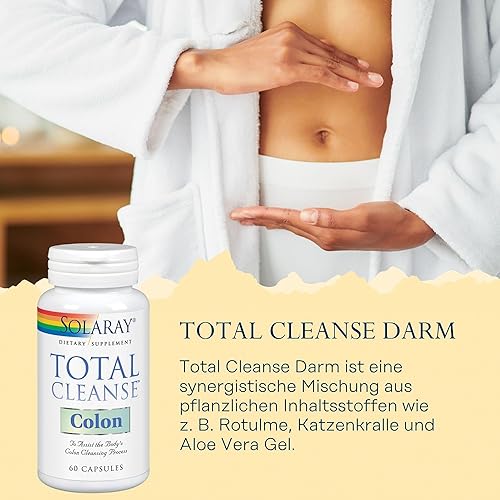 Miniatura 2 de SOLARAY Total Cleanse Colon, Tapa Vegetal (Btl-Plástico) | 60 unidades