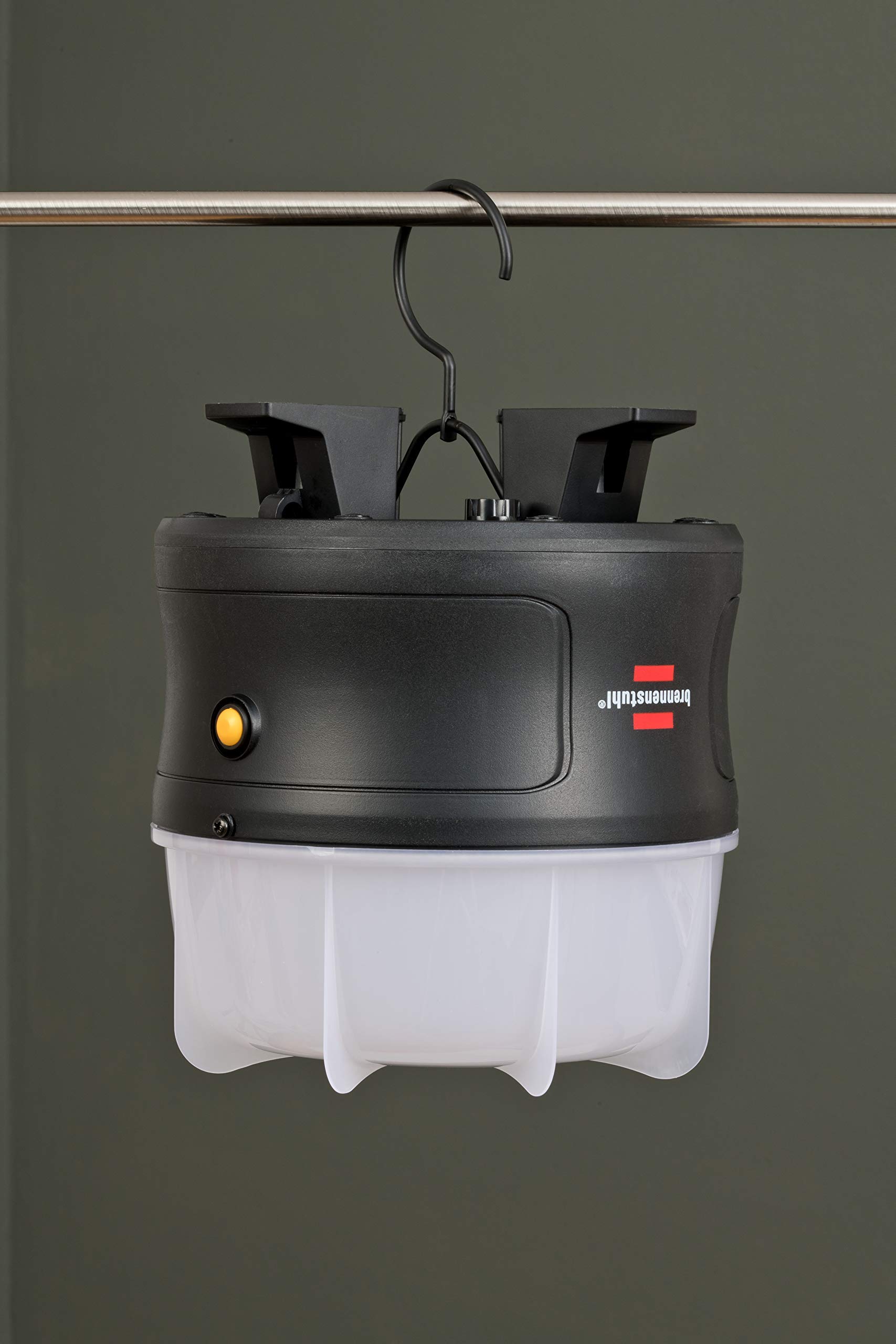Brennenstuhl BF 3000 MA foco LED a batería recargable de 30W con una iluminación de 360° (3000lm, luz de trabajo portátil, interruptor, regulable, IP54, cable de 5m)