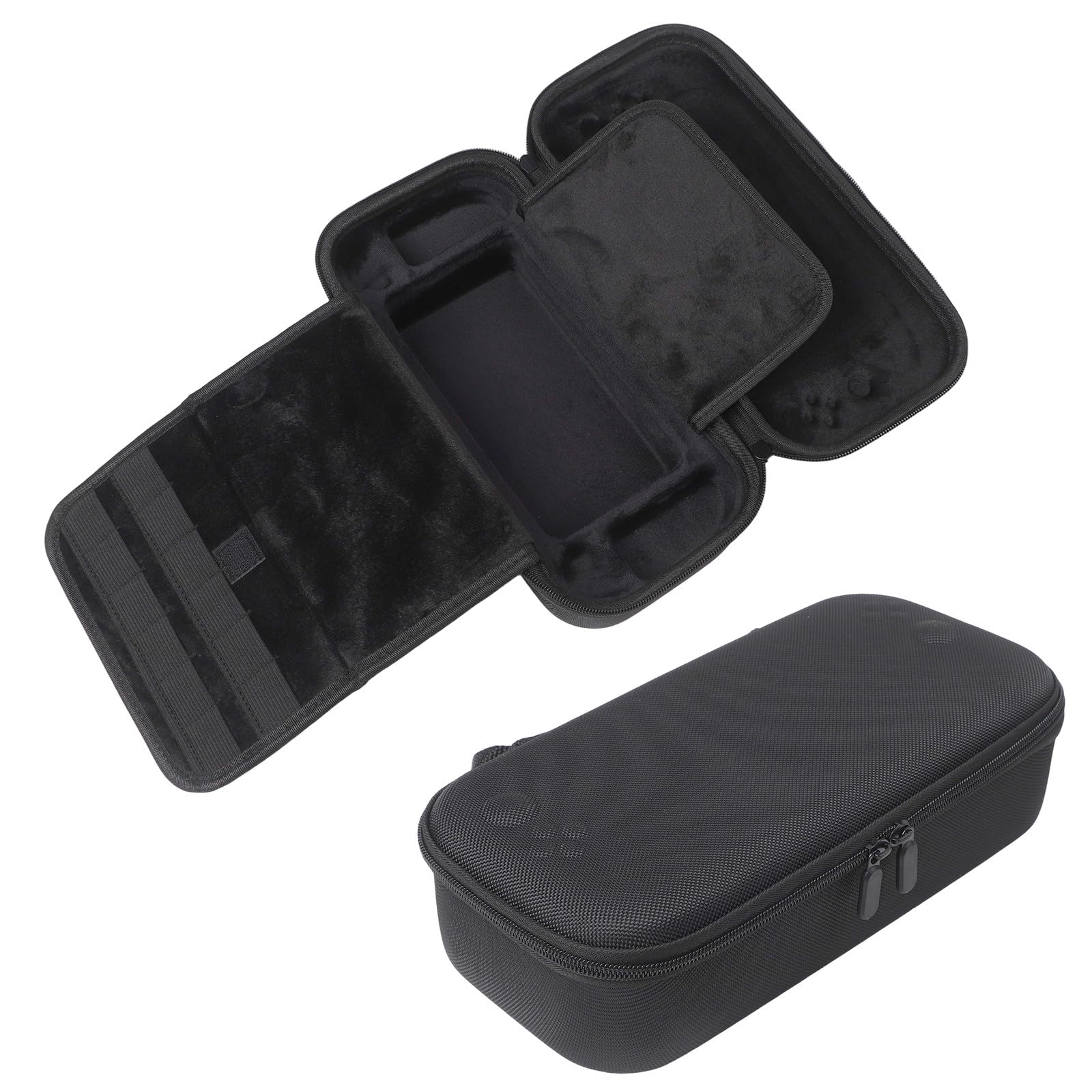 Custodia in EVA per Nintendo Switch 2, contiene 12 cartucce di gioco, 30 x 15 x 8 cm, per borsa portatile compatta da viaggio e uso domestico, nero/grigio