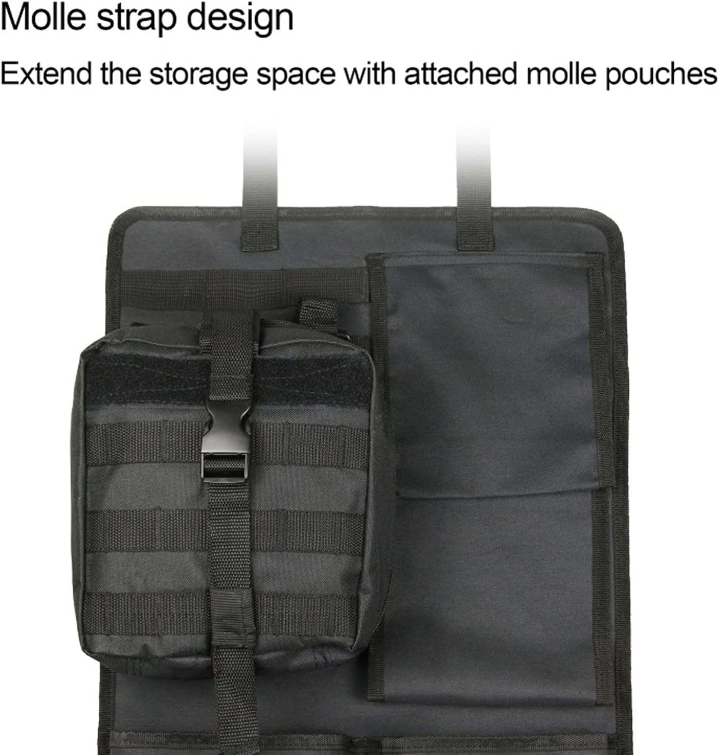 Generisch 2-teiliger Waffenhalter for Die Autositzlehne, Auto Waffenaufbewahrung, Outdoor-Tarn-Sicherheitstrage-Organizer-Halter Für Gewehr Schrotflinte Mit Aufbewahrungstasche