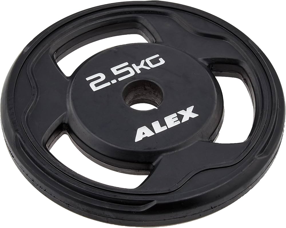 Amazon.co.jp: ALEX BPR ラバープレート 2.5Kg [穴径28mm] 黒 : 文房具