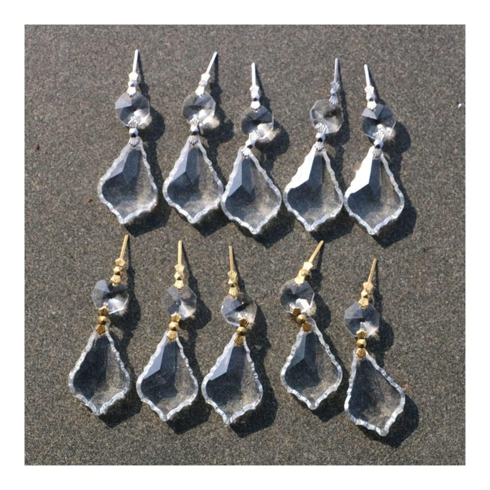 Kronleuchter Kristall Prismen Anhänger 20 teile/los Klar Ahornblatt Suncatcher Kristall Kronleuchter Teil Anhänger Glas Lampe Prismen Teile Hängende Anhänger Dekor Crystals Lighting Lamp Ersatzteile (