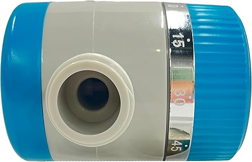 Miniatura 5 de Gilmour Temporizador de agua mecánico de salida única para manguera de jardín, temporizador de riego para rociadores y líneas de goteo, azul