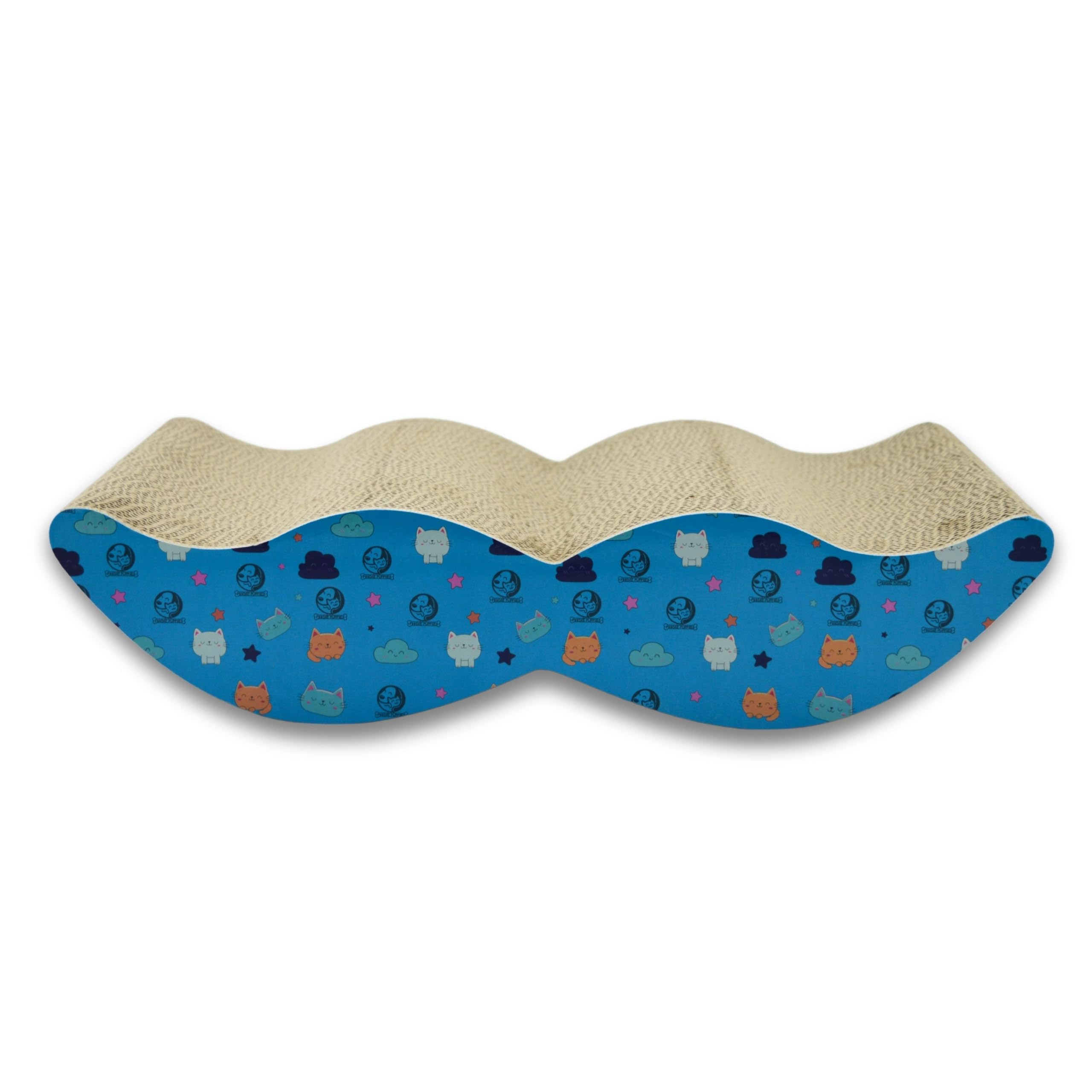 Foodie Puppies Cardboard with Scratching Post & Catnip for Cats & Kittens - (Moustache Scratcher) | Cat Play House for Indoor, Cats Corrugated Scratcher Box for Furniture Protection (Design May Vary) (B0CN4CKDKP) Amazon Price History, Amazon Price Tracker