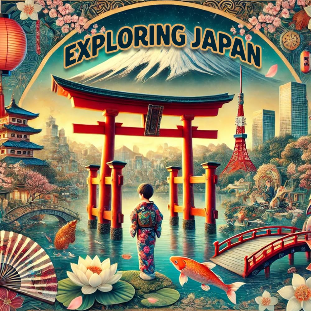 Exploring Japan: Coloring Book A Creative Dive into Japan’s Beauty and Tradition