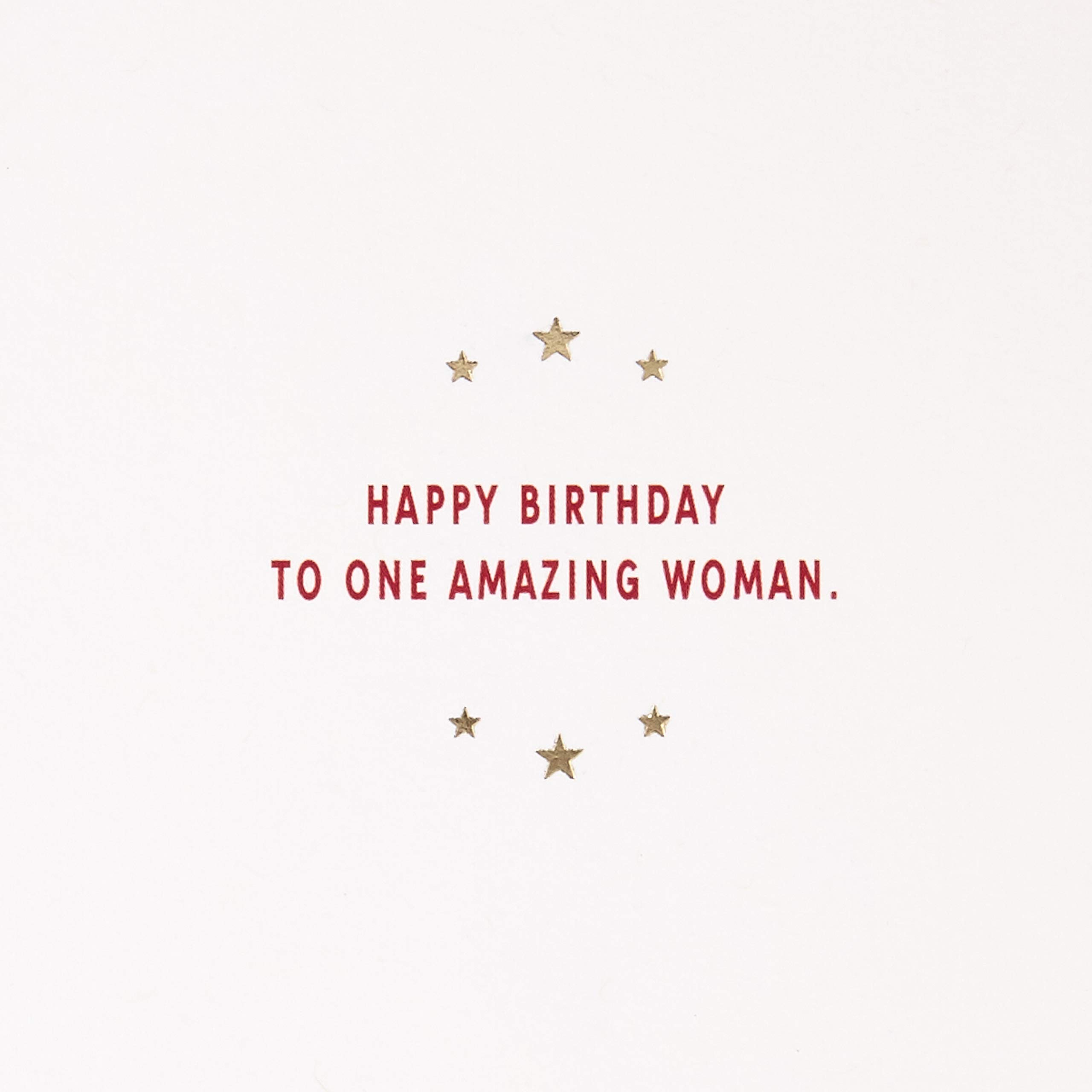 Hallmark Signature Birthday Card for Women (Wonder Woman) - Image 3