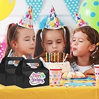 Vista 2 de Cajas de dulces a dos aguas, paquete de 30 cajas de regalo de papel metálico a dos aguas, cajas de regalo pequeñas de Navidad, cajas de regalo