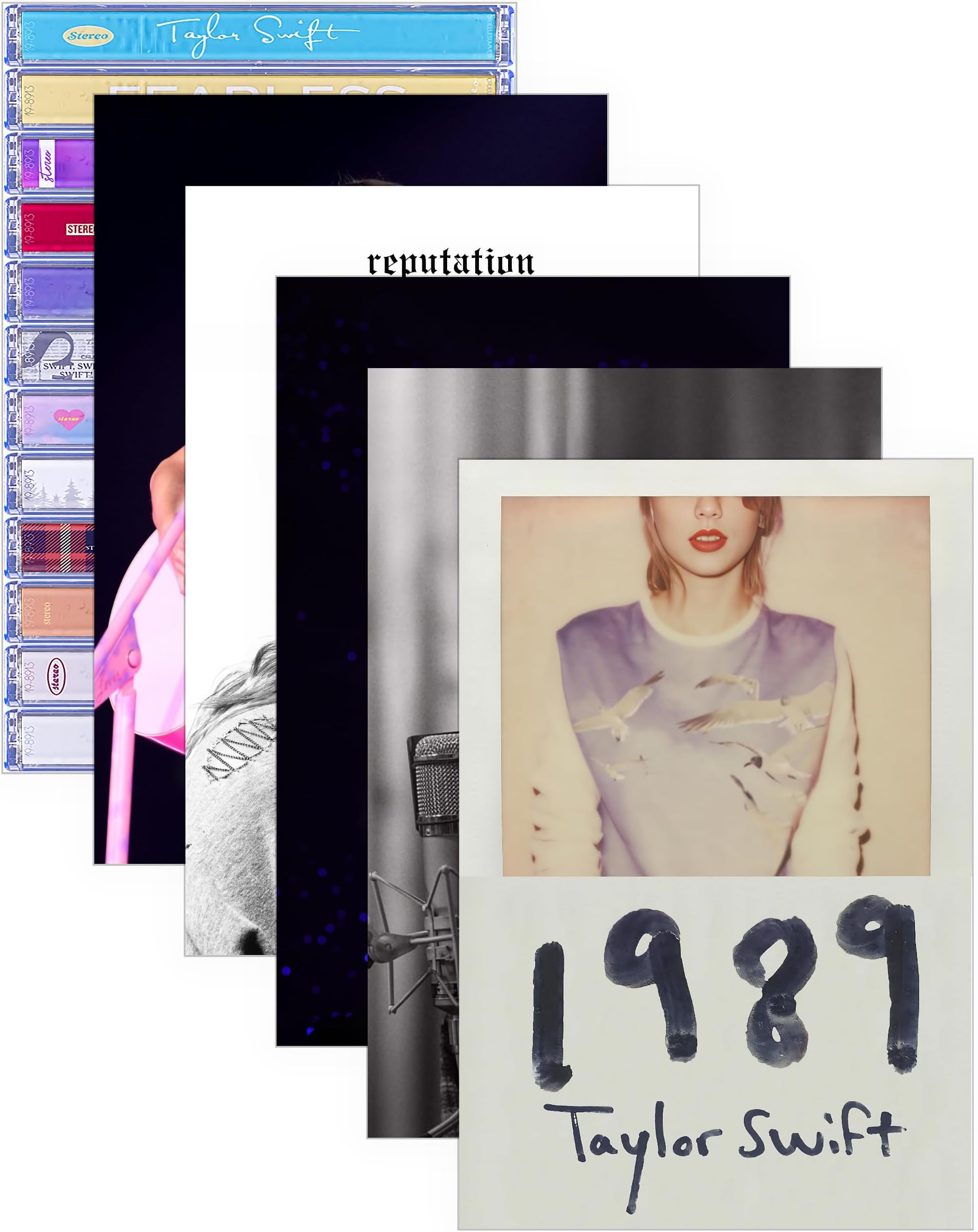 PRINTNET - Set of 6 Taylor Swift Poster | HD Poster for Room decor (Size :- 12x8 Inch)