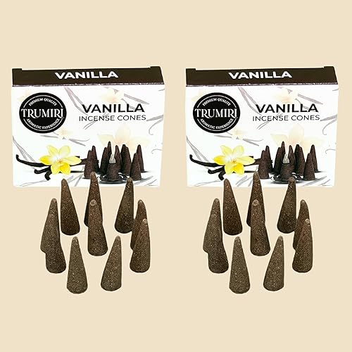 Miniatura 8 de Conos de incienso de vainilla  Total de 20 conos de incienso  Paquete doble de 10 conos de insencia  Conos de incienso perfumados  Aromas de