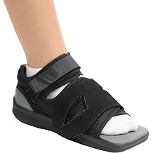 United Ortho Post-Op Shoe - Orthopedic Adjustable Recovery Shoe For Broken Foot or Toe, Post Surgery, Lightweight Medical Shoe, Left or Right Foot, Womens Medium