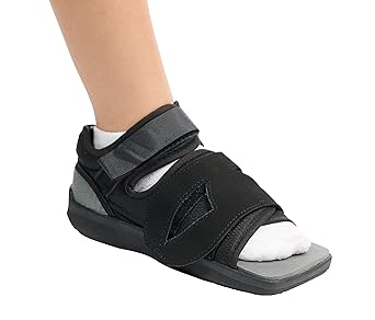 United Ortho Post-Op Shoe - Orthopedic Adjustable Recovery Shoe For Broken Foot or Toe, Post Surgery, Lightweight Medical Shoe, Left or Right Foot, Womens Small