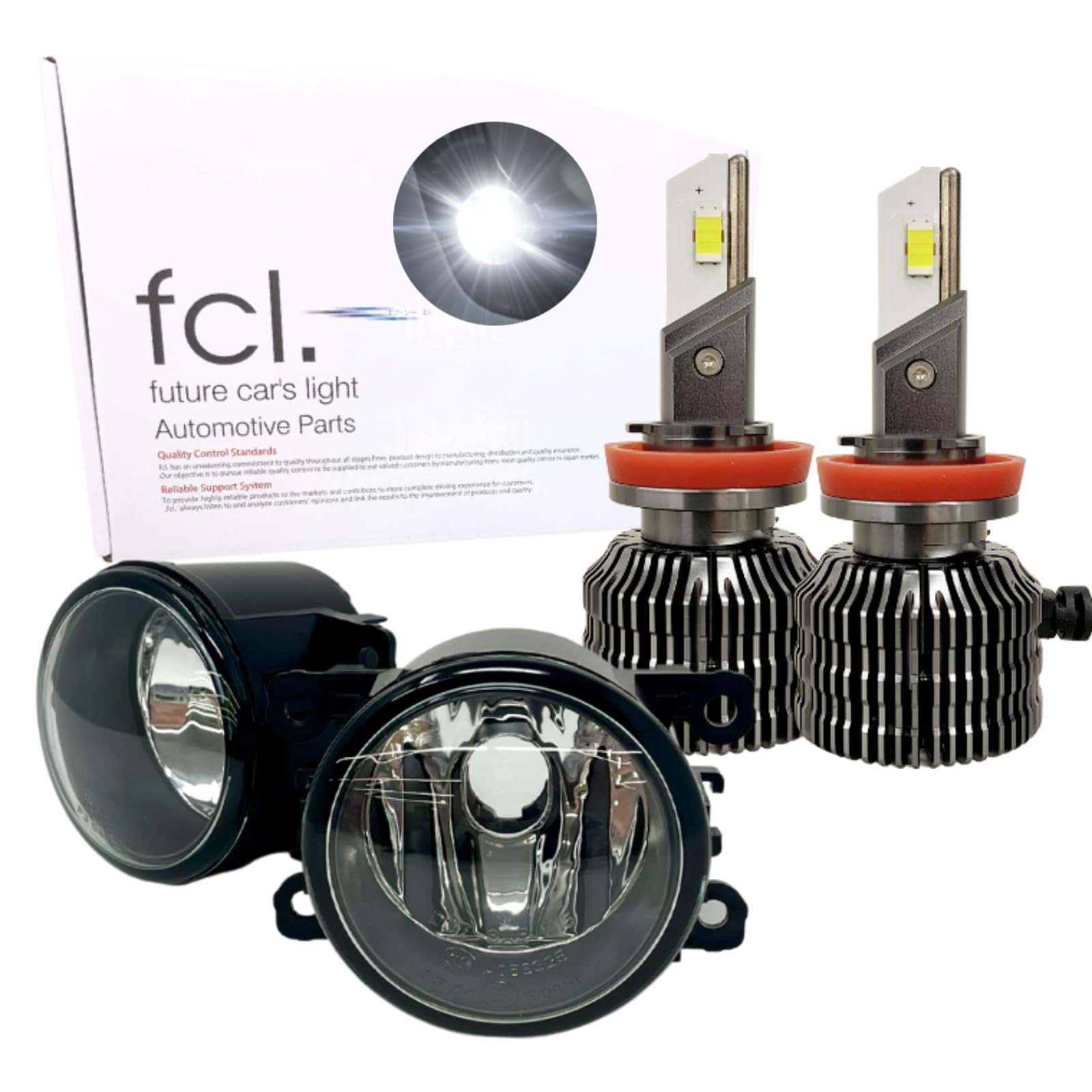 Amazon | fcl.(エフシーエル) フォグランプ ユニット タイプC ホワイト