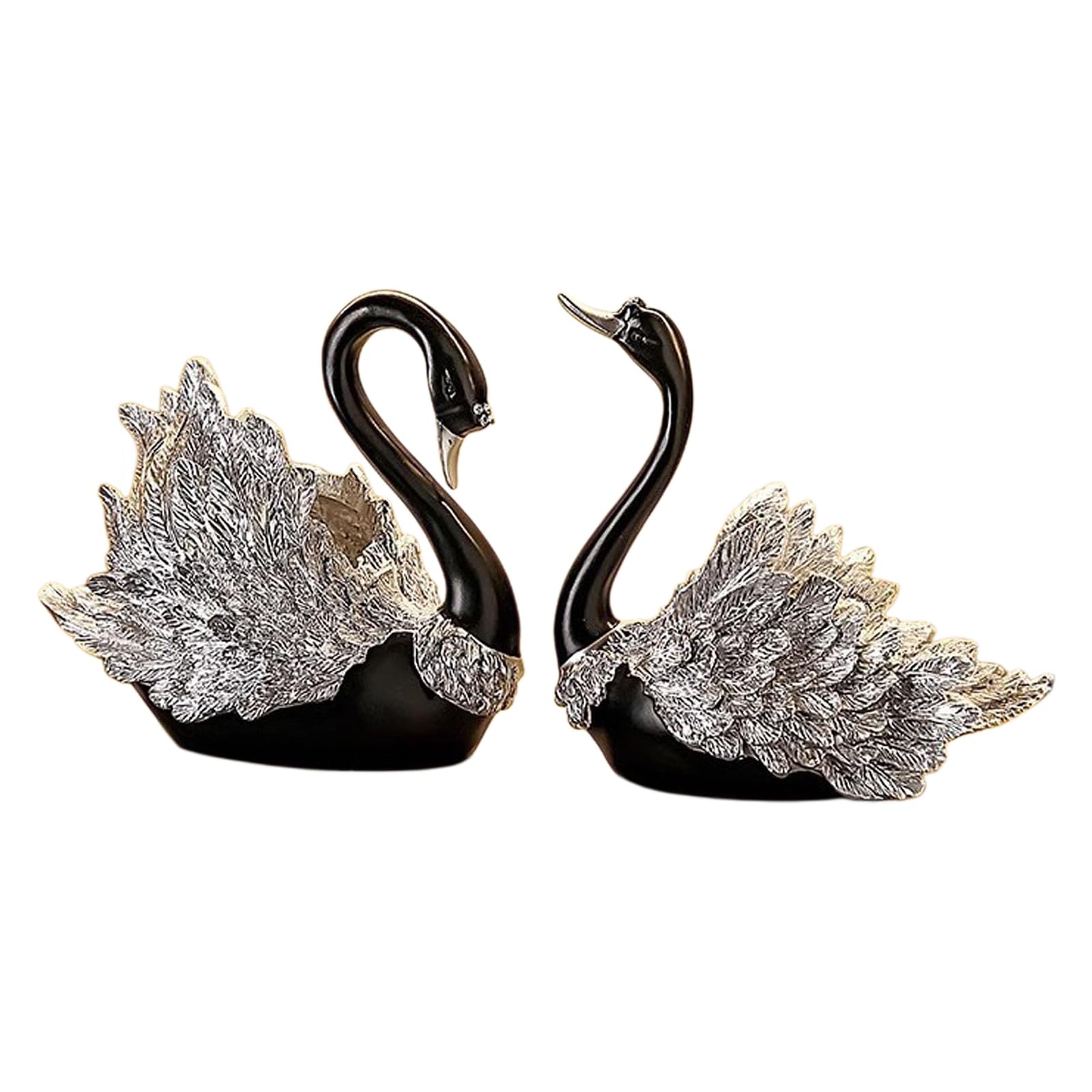 YXCQHZM Swan Storage Figure - Jewelry Storage Box - Modern Wine Racks, Sculpture Decoration for Hallway, Living Room, Office, Bedroom Vanity Decoration (F)