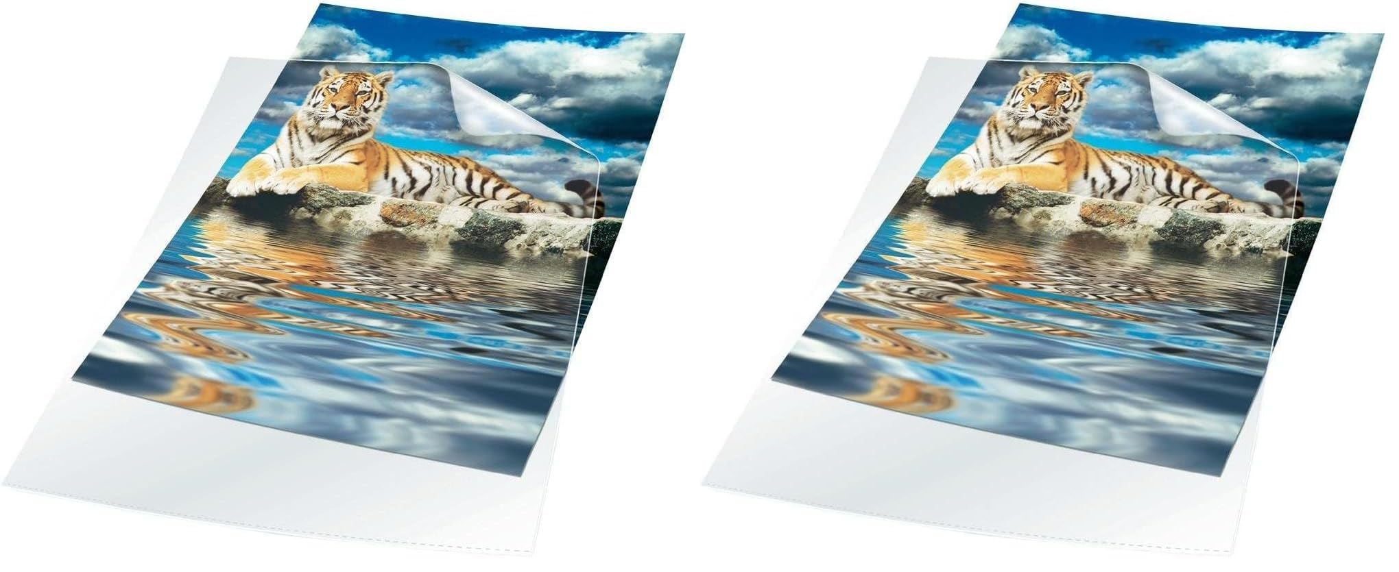Durable Sichthülle, DIN A4 hoch, Polypropylen 100 µ, transparent/glasklar, Karton à 100 Stück, 233519 (Packung mit 2)