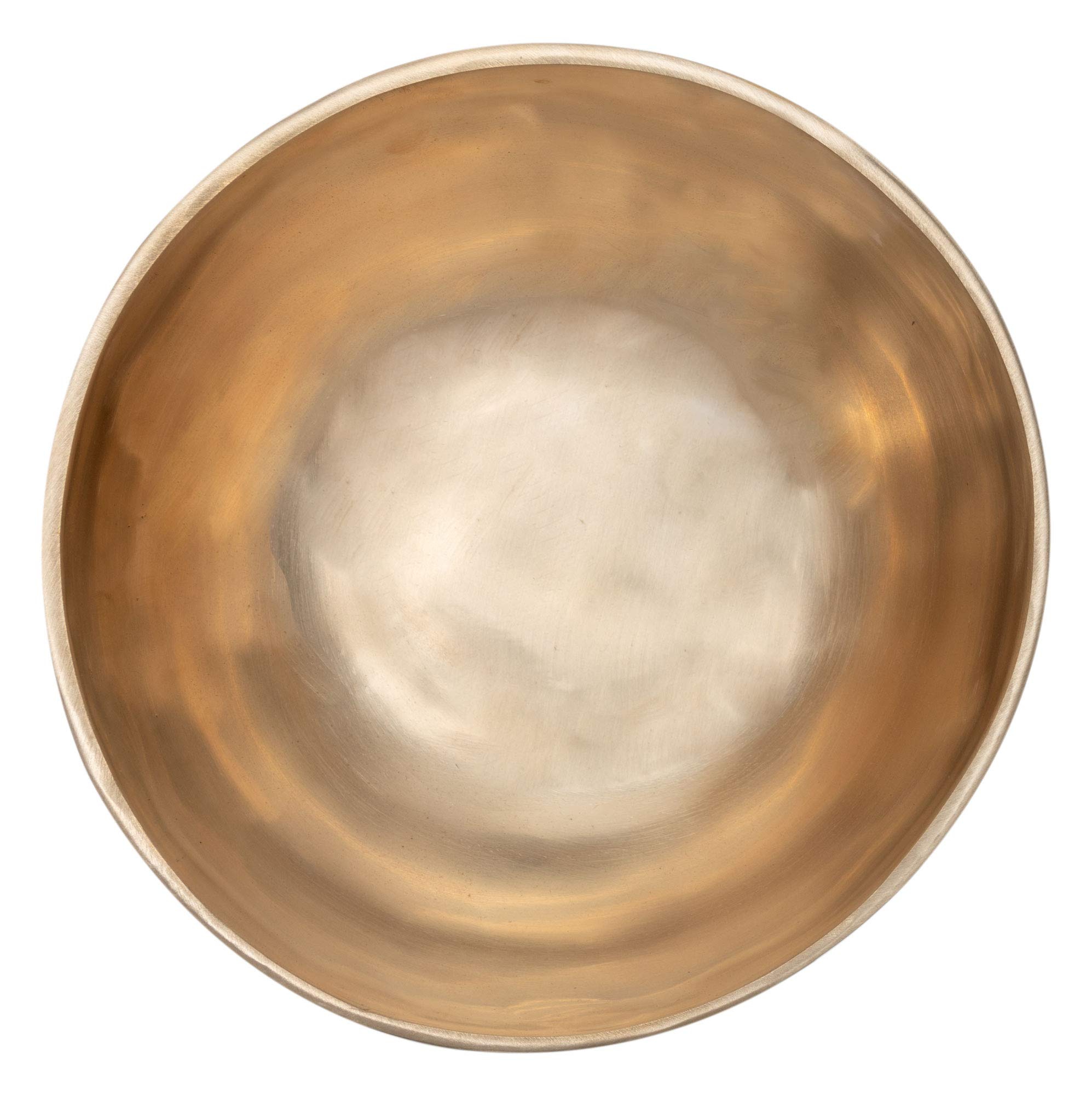 XDrum Campana Tibetana Terapeutica Tonalità A/ 800 g, Diametro 18 cm | Campana tibetana battuta a mano per Chakra della fronte (Ajna), Accordata in tonalità A, Lega composta da 7 metalli diversi