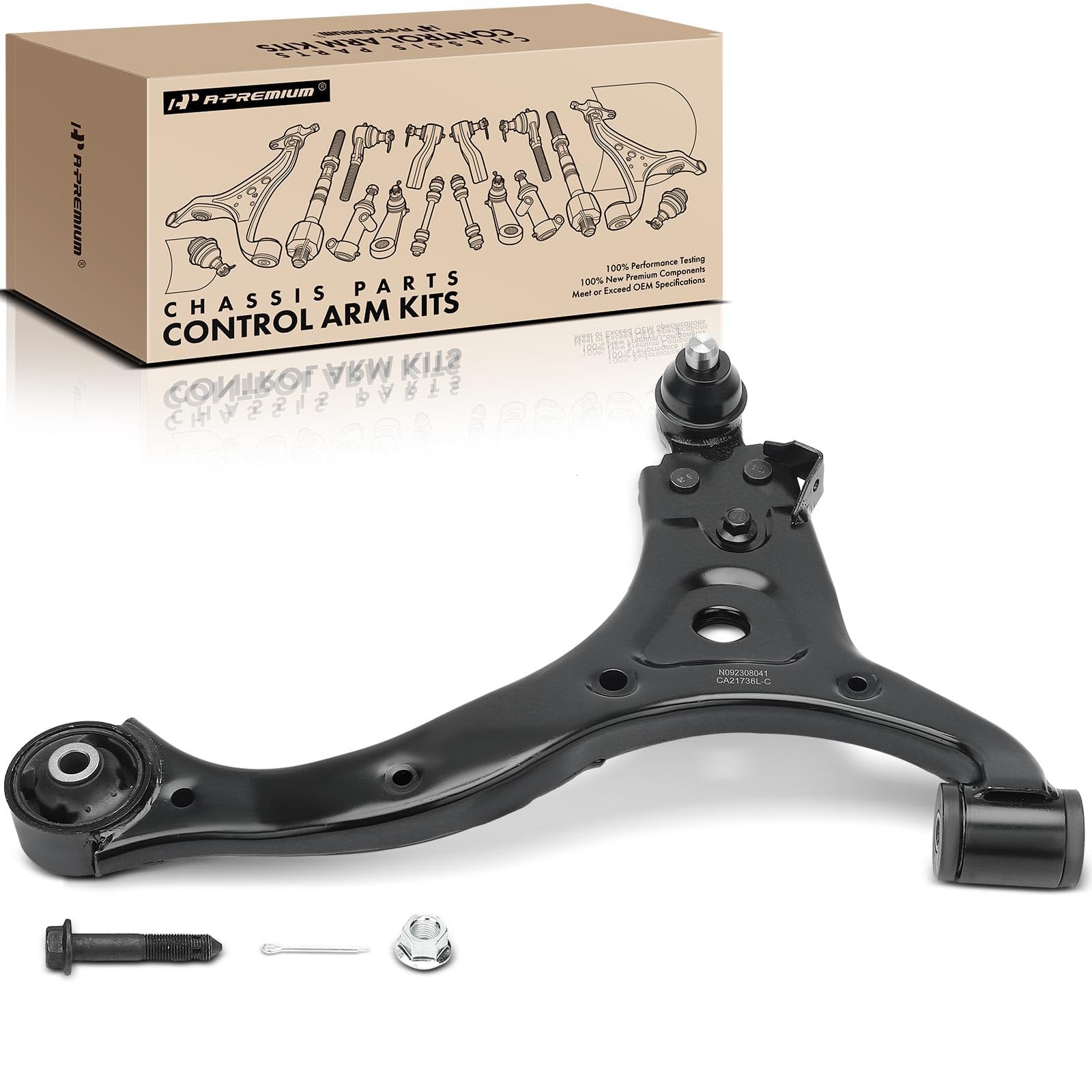 Photo 1 of A-Premium Front Right Lower Control Arm with Ball Joint & Bushing, Compatible with Kia Sedona 2006-2012/2014-2014 & Hyundai Entourage 2007-2010
