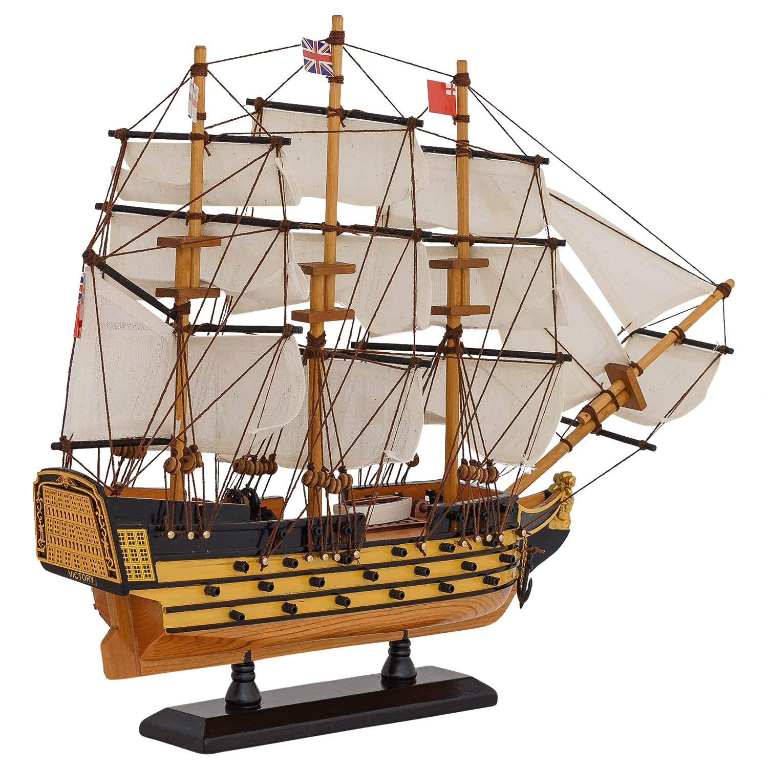 aubaho Modellschiff HMS Victory Schiff Segelschiff Maritim Deko Antik-Stil kein Bausatz