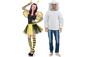Adorable Bee and Beekeeper Couples Costume for Halloween Merriment