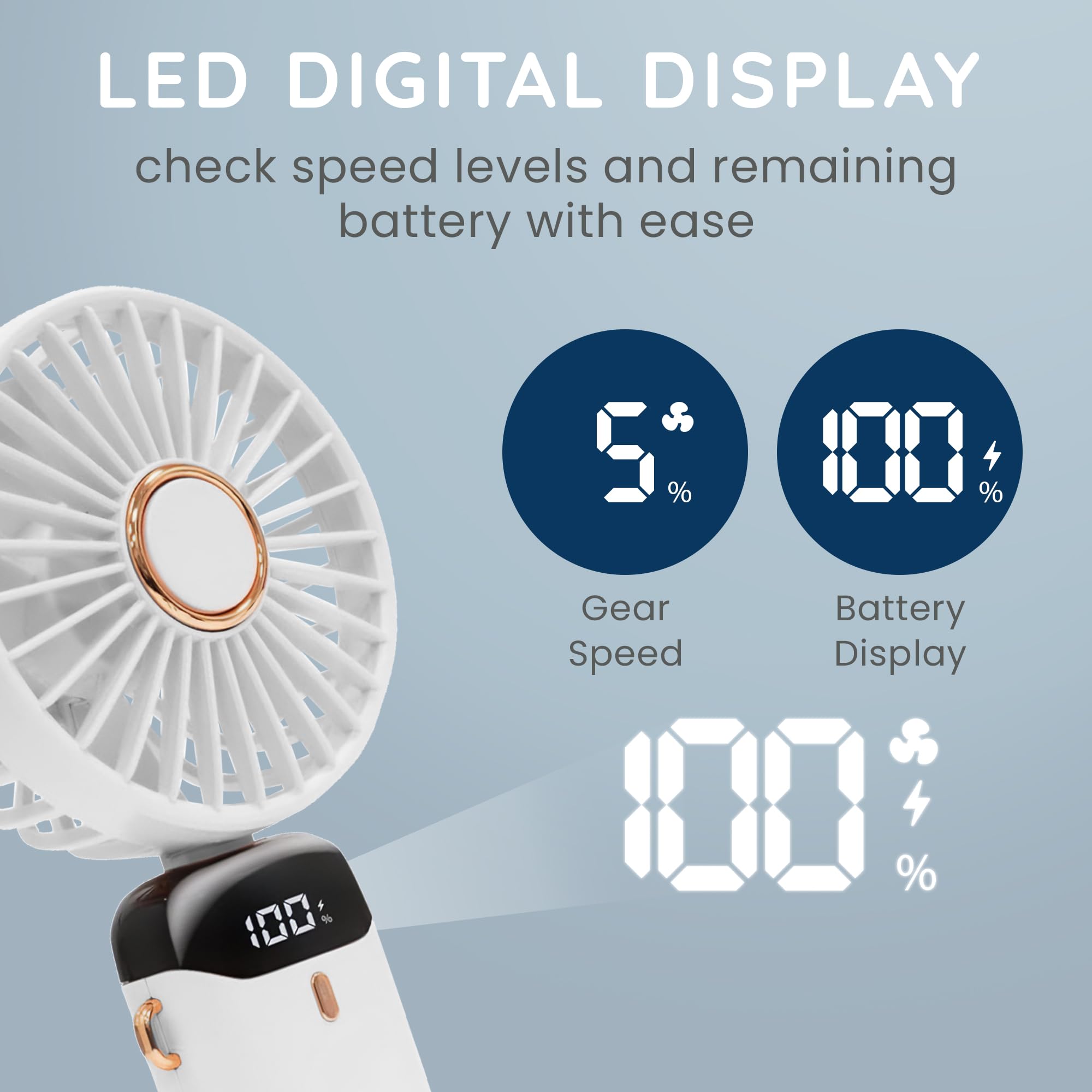 CUQOO Ventilatore Da Collo Senza Pale - 3 Velocità, Ricaricabile USB, Rotazione 360°, Batteria 1800mAh - Mani Libere, Silenzioso, Per Casa E Outdoor (Nero) - 4