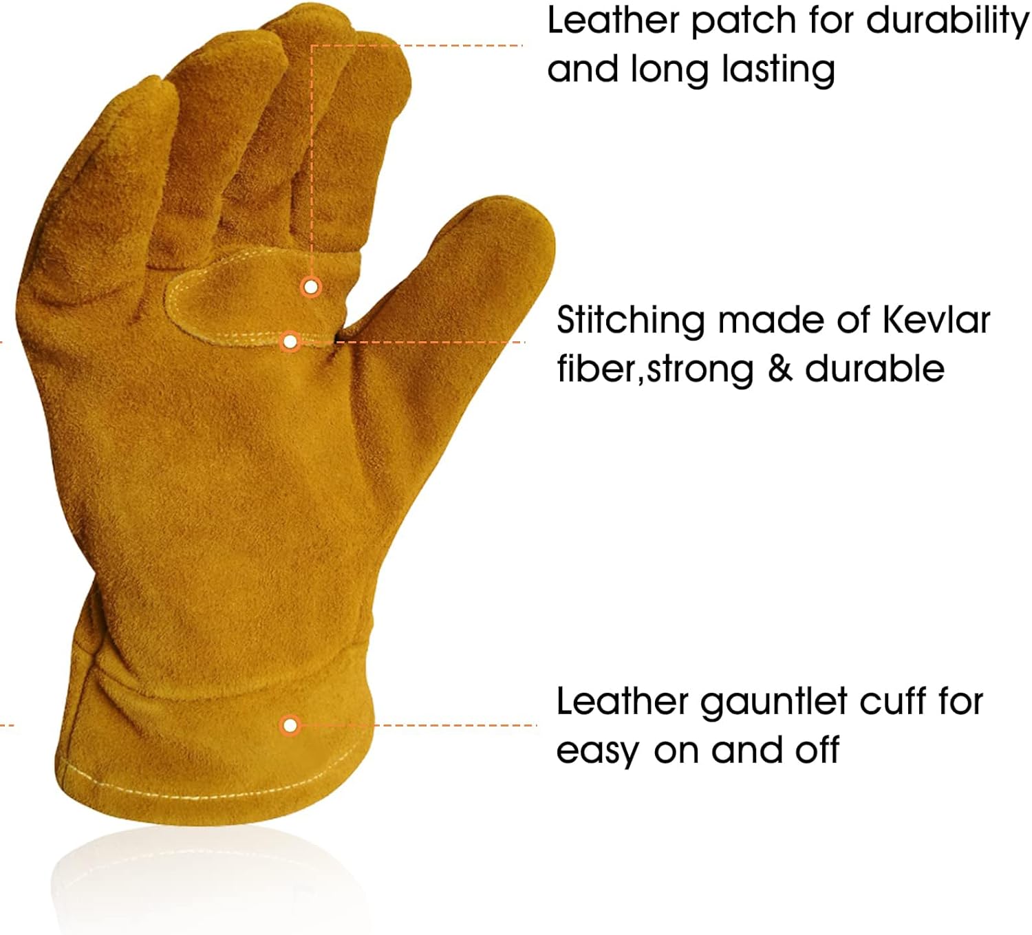 NFPA 1970:2025 Structural Firefighter Gloves, Moisture Barrier, Heat & Flame Resistant Firefighting Gloves