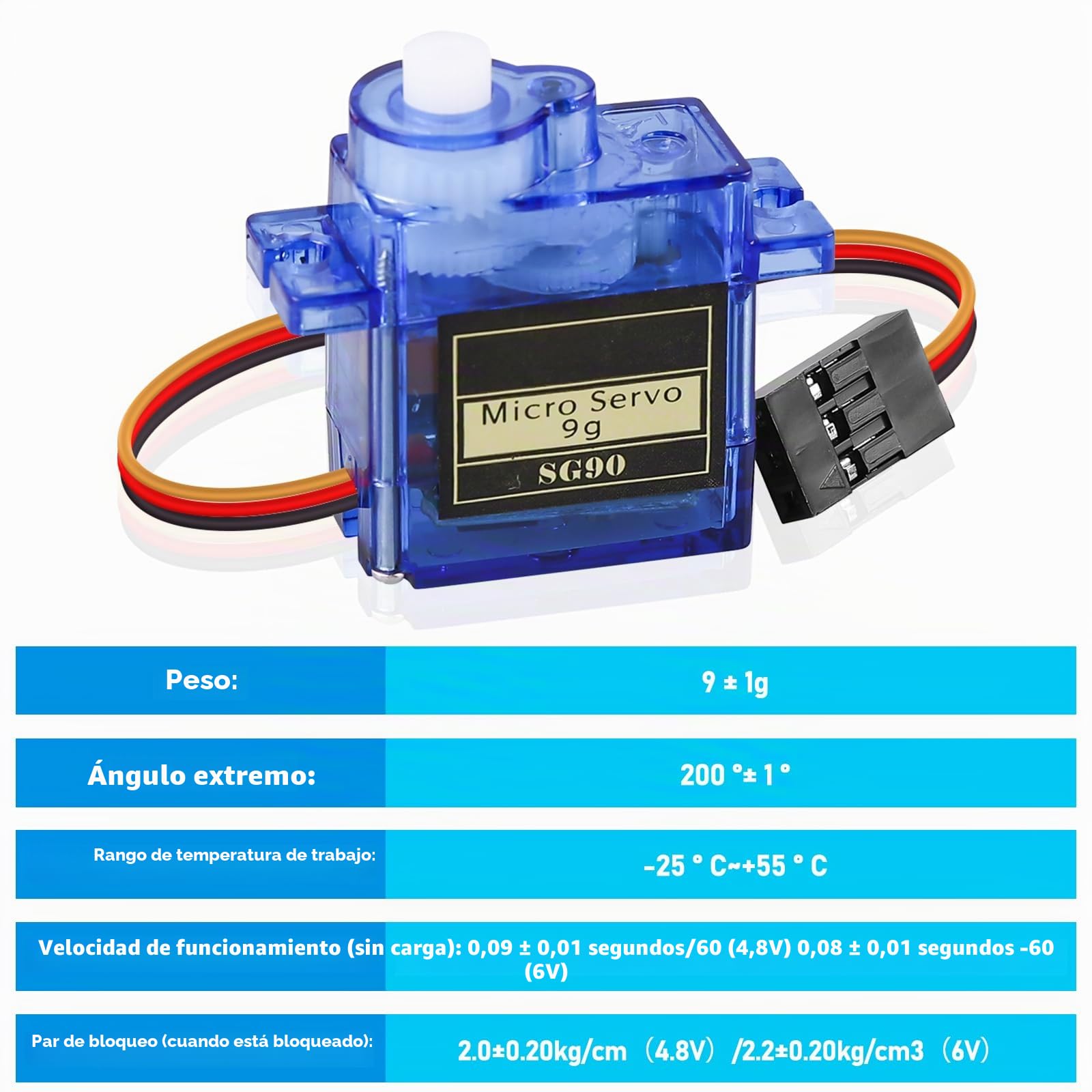 Vaileal 12 unidades 9G Micro Servo Motor: Micro Servo Motor 9G para RC Robot Arm/Mano/Caminar Helicóptero Barco Avión Helicóptero Coche Modelos de Vehículo Control con Cable Mini Servos Arduino