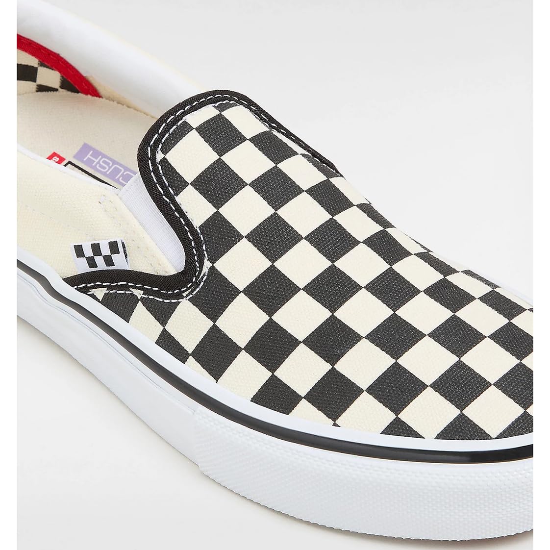 VANS Slipon Scacchi Skateboard Scarpe Sportive Sneakers Unisex Adulto Versione Skateboard Soletta Estraibile 2025 (Checkerboard, Sistema Taglie Calzature EU, Adulto, Numero, Media, 38)