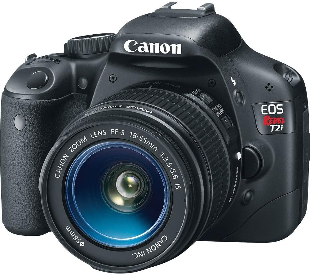EOS Rebel T2i DSLR Camera with EF-S 18-55mm f/3.5-5.6 IS Lens (OLD MODEL)