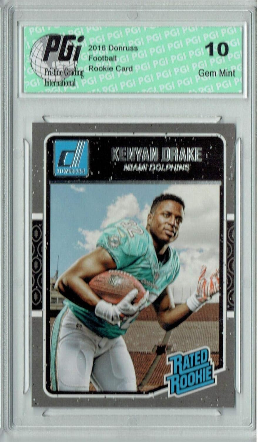 Kenyan Drake 2016 Donruss Rated Rookie 381 SP Rookie Card