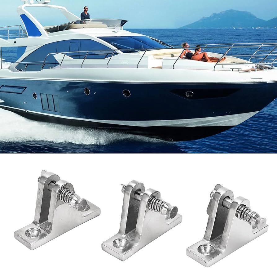 Charnière De Pont Bimini En Inox 316 - Rotation 180° - Pour Bateau, Yacht, Voiture, Remorque - 2
